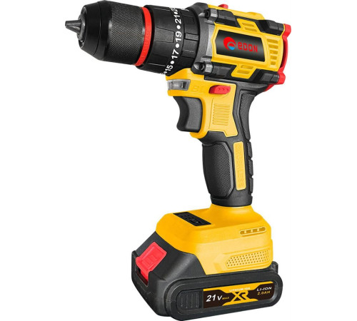 EDON AD-21PBL черный/желтый 24895 21В, 2аккум., бесщеточный