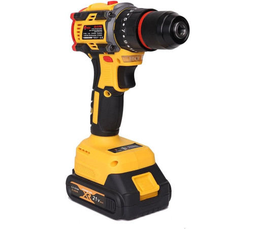 EDON AD-21PBL черный/желтый 24895 21В, 2аккум., бесщеточный