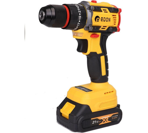 EDON AD-21PBL черный/желтый 24895 21В, 2аккум., бесщеточный