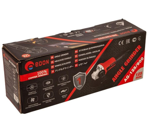 EDON AG-125/900 черный/красный 15456