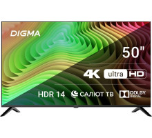 DIGMA DM-LED50UBB40 UHD SMART TV Салют