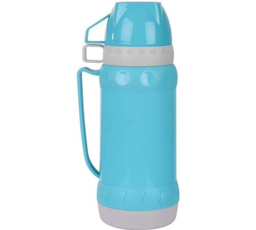 MALLONY Термос в пластиковом корпусе со стеклянной колбой ACQUA, 1,0 л (2 чашки) (008239)