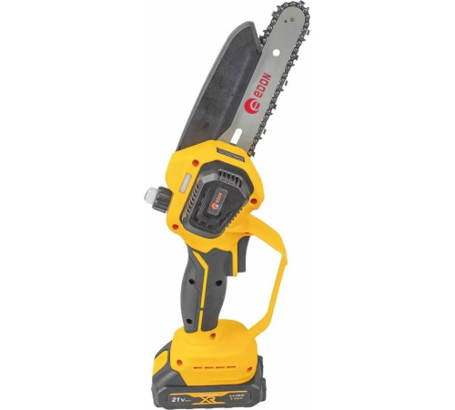 Пила цепная аккумуляторная бесщеточная EDON ANS-21/6BL черный/желтый 25165