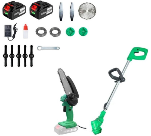 ZITREK (GreenCut 20, GreenSaw 20 Extra Power) 2 в 1, 2х2.0Ач 082-2020