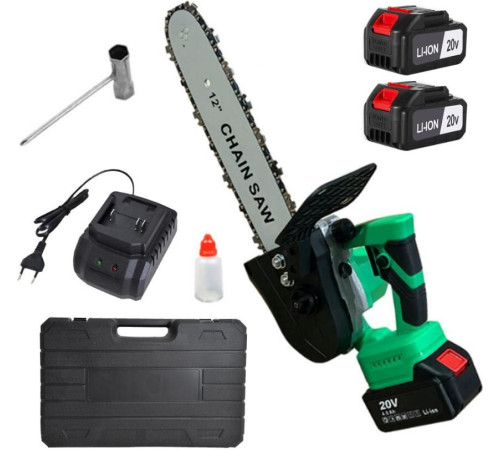 ZITREK GreenSaw 20 PRO (20В, 4 Ач Li-ion аккум. 2шт, ЗУ) 082-1852