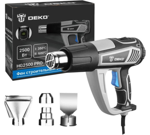 DEKO HG2500 PRO, 2500 Вт, с LCD дисплеем 063-4336