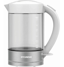HYUNDAI HYK-G9990 1.5л. 2000Вт белый/серебристый (стекло)