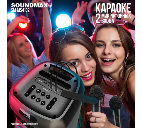 SOUNDMAX SM-MS4102 черный