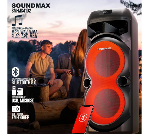 SOUNDMAX SM-MS4102 черный