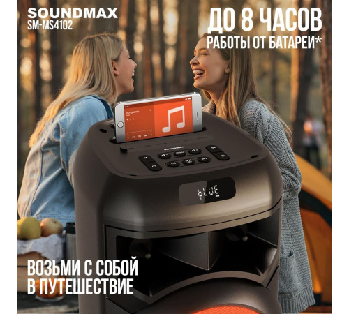SOUNDMAX SM-MS4102 черный