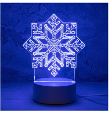 ENERGY Светильник декоративный EN-NL 26 3D снежинка (106257)