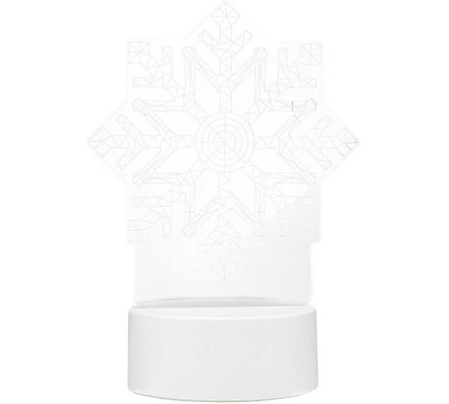 ENERGY Светильник декоративный EN-NL 26 3D снежинка (106257)