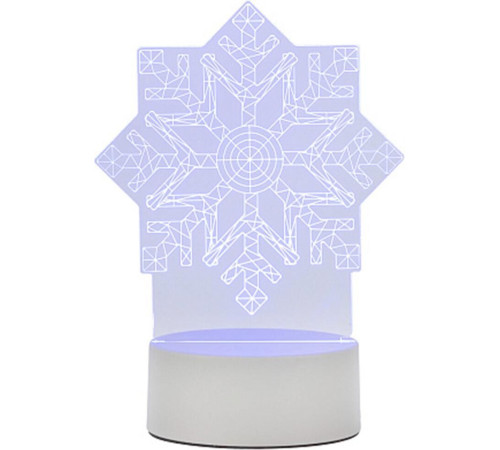 ENERGY Светильник декоративный EN-NL 26 3D снежинка (106257)