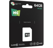 MORE CHOICE (4620202552280) 64Gb Micro-SD Class10 V10 MC64