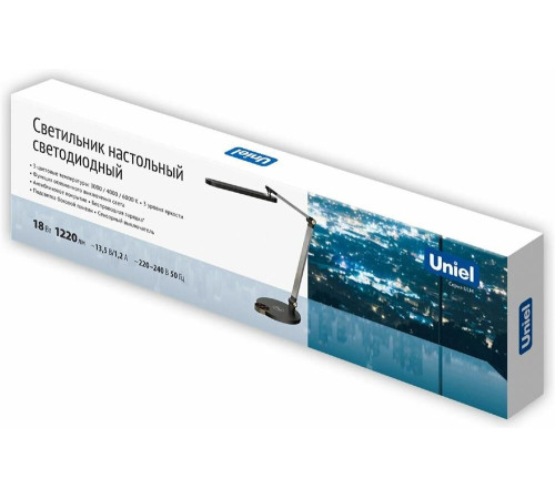 UNIEL (UL-00011290) ULM-D113 18W/3000-6000K/DIM BLACK