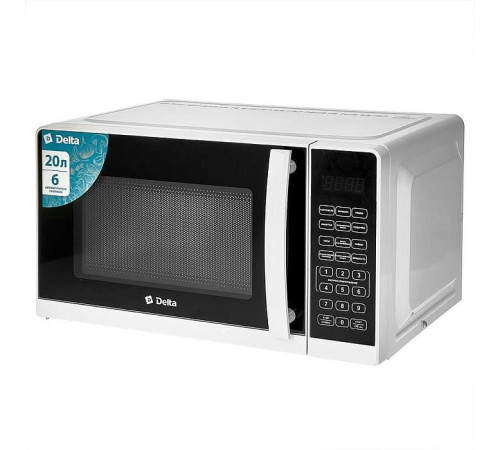 Микроволновая печь DELTA DL-89L20 white 20л