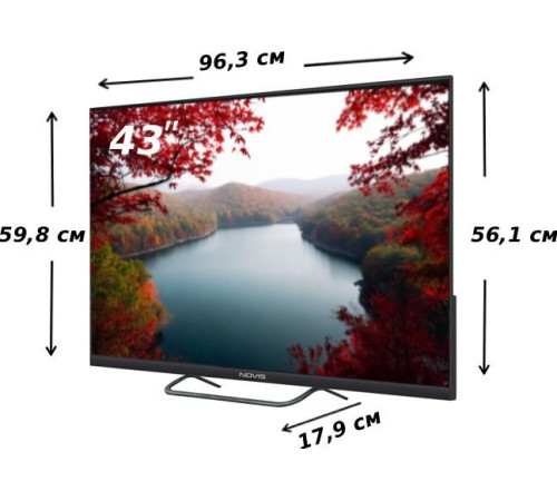 NOVIS NTV-F4301TS FHD SMART TV