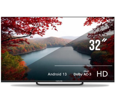 NOVIS NTV-H3230TS HD SMART TV Безрамочный