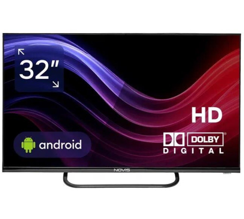 NOVIS NTV-H3230TS HD SMART TV Android Безрамочный