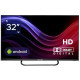 NOVIS NTV-H3230TS HD SMART TV Android Безрамочный