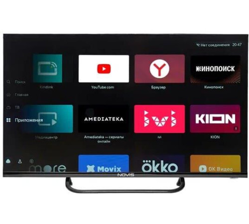 NOVIS NTV-U5001TS UHD SMART TV Яндекс