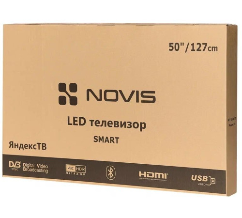 NOVIS NTV-U5001TS UHD SMART TV Яндекс