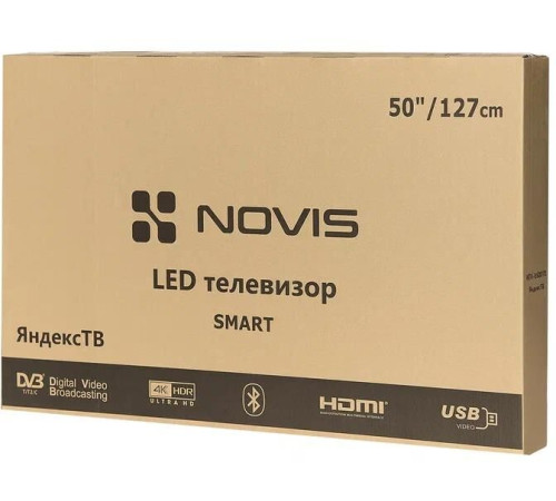 NOVIS NTV-U5001TS UHD SMART TV Яндекс