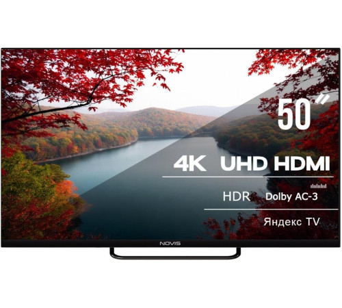 NOVIS NTV-U5001TS UHD SMART TV Яндекс