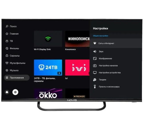 NOVIS NTV-U5530TS UHD SMART Яндекс