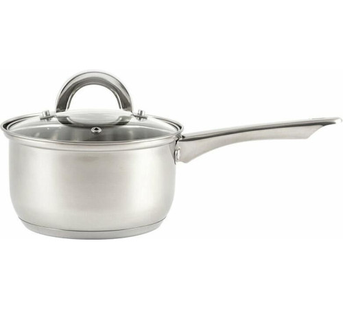 MALLONY Ковш Mediano, объем 1,9 л, диа 16 см, из нерж стали с крышкой (005441)