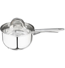 MALLONY Ковш Mediano, объем 1,9 л, диа 16 см, из нерж стали с крышкой (005441)