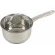 MALLONY Ковш Mediano, объем 1,9 л, диа 16 см, из нерж стали с крышкой (005441)