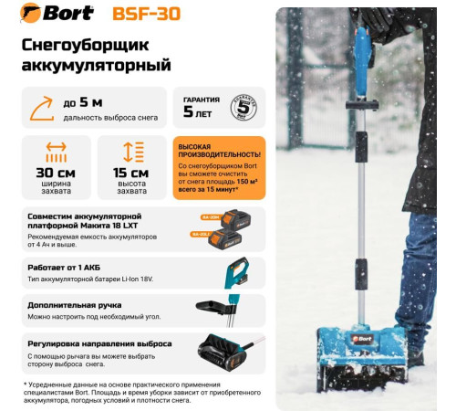 BORT BSF-30 (без АКБ и ЗУ)