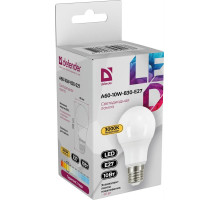 DEFENDER (95013) A60-10W-830-E27 груша, теплый белый, 1 шт