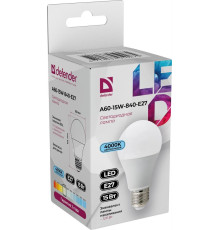 DEFENDER (95027) A60-15W-840-E27 груша, нейтральный белый, 1 шт