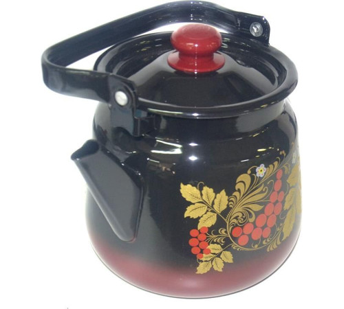 СИБИРСКИЕ ТОВАРЫ С2716.38 ,С2716.8 эмал 3,5л с рис Красно-Черный