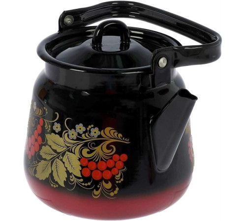 СИБИРСКИЕ ТОВАРЫ С2716.38 ,С2716.8 эмал 3,5л с рис Красно-Черный