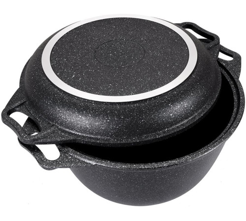 KUKMARA Кмт34а а/пр литой 3,0л кр/сковорода Темный мрамор