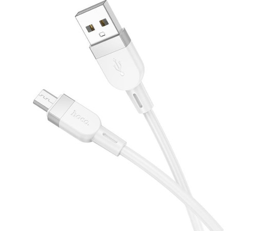 HOCO (6942007636230) X109m 2.4A USB-microUSB 1 m белый