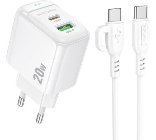 BOROFONE (6941991113864) BAS44Aaa 2USB 3.0A PD 20W+QC 3.0