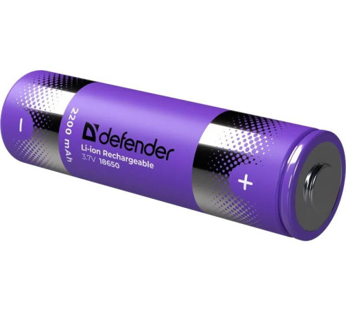 DEFENDER (56701) 18650-1BL 2200 mAh Li-ion, блистер, 1 шт
