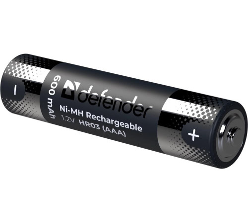 DEFENDER (56501) HR03-2BL 600 mAh ААА, Ni-MH, блистер, 2 шт