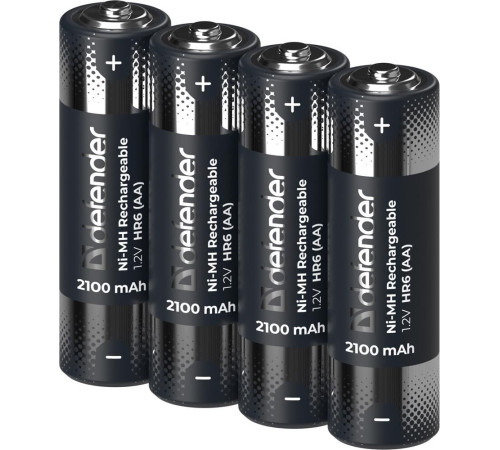 DEFENDER (56502) HR6-2BL 2100 mAh АА, Ni-MH, блистер, 2 шт