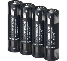 DEFENDER (56512) HR6-2BL 2600 mAh АА, Ni-MH, блистер, 2 шт