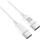 DEFENDER (87537) USB кабель F182 TypeC-TypeC 2м, белый