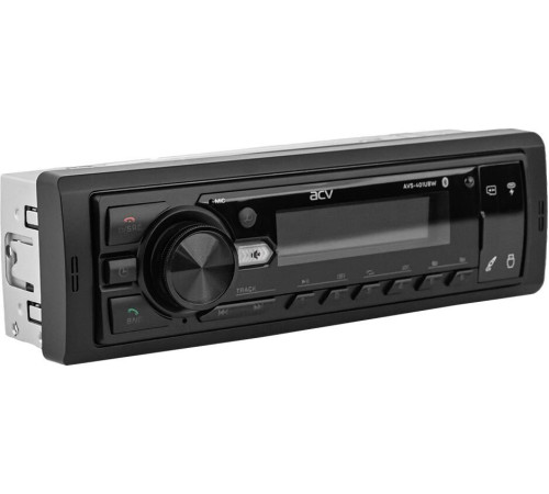 ACV AVS-401UBW (1din/База 36мм/белая/Bluetooth/USB/TYPE-C/AUX/SD/FM/4*50)