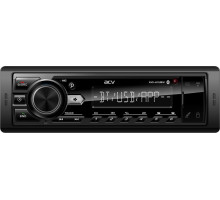 ACV AVS-401UBW (1din/База 36мм/белая/Bluetooth/USB/TYPE-C/AUX/SD/FM/4*50)