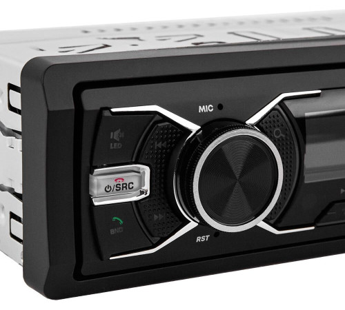 ACV AVS-601UBM (1din/мультицвет/BT/2 USB/AUX/SD/FM/3RCA/SUB/5 зон подсветки/4*50)