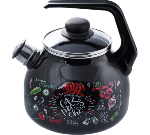 Чайник APPETITE 4с209я Gazpacho эмал 3,0л со свистком