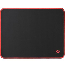 DEFENDER Коврик для мыши Black (M) черный, каучук + ткань, 350х250х3мм [50017]